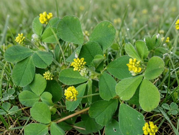 Black Medic growing in a lawn
