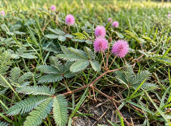 Sunshine Mimosa before treatment
